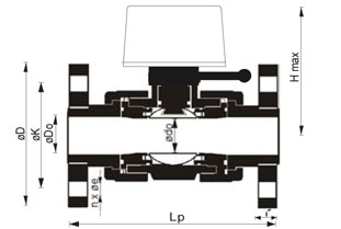 Dimenziona skica LS-P-EM