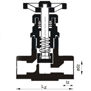 Dimenziona skica RZV-Z